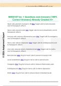 MED2107 lec 1 Questions and Answers &lpar;100&percnt;  Correct Answers&rpar; Already Graded A&plus; 
