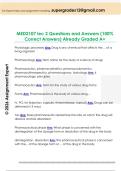 MED2107 lec 2 Questions and Answers &lpar;100&percnt;  Correct Answers&rpar; Already Graded A&plus; 