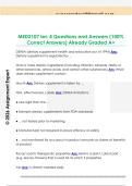 MED2107 lec 4 Questions and Answers &lpar;100&percnt;  Correct Answers&rpar; Already Graded A&plus; 