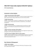 WGU D491 Study Guide &lpar;Updated 2026&sol;2027 Syllabus&rpar; 100&plus; Answered Questions