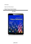 Test Bank  -  Supervision of Police Personnel&comma; 10th Edition by Nathan F&period; Iannone &vert; All Chapters&period;