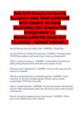 WGU D315 Network and Security Foundation FINAL EXAM QUESTIONS WITH CORRECT DETAILED SOLUTIONS&vert;&vert;100&percnt; GUARANTEED PASS&vert;&vert;ALREADY A&plus; GRADED&vert;&vert;UPDATED 2026D&sol;2027 SYLLABUS&vert;&vert;<<NEWEST VERSION>>