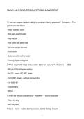 NMNC 4410 SEIZURES QUESTIONS & ANSWERS
