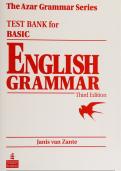 Test Bank For Basic English Grammar&comma; Third Edition Janis van Zante  &lpar; WeLib&period;org &rpar;