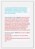 CJL 3038 Exam&comma;MOST RECENT EXAM 2026 ACTUAL  COMPREHENSIVE  FREQUENTLY MOST TESTED REAL  EXAM QUESTIONS AND VERIFIED SOLUTIONS&sol;GET IT  100&percnt; ACCURATE&excl;&excl; ALREADY GRADED A&plus; &vert; NEWEST  EXAM &vert; JUST RELEASED&excl;&excl;