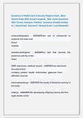 Dynamics of Health Care in Society Rutgers Exam &comma; Most  Recent Exam 2026 Actual Complete   Real  Exam Questions  With Correct Answers &lpar; Verified   Answers&rpar; Already Graded               A&plus; &vert; Guaranteed  Success&excl;&excl; &vert; Newest Exam &vert; Just Released&excl;&excl;