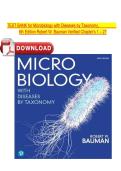 TEST BANK For Microbiology with Diseases by Taxonomy&comma; 6th Edition Robert W&period; Bauman&vert; Verified Chapter's 1 - 27 &vert; Complete