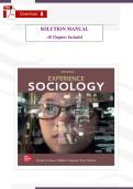 Experience Sociology &lpar;5th Edition&rpar; &ndash; Verified Solutions Manual and Test Bank &lpar;All Chapters Included&rpar;