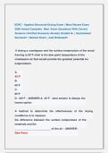 IICRC - Applied Structural Drying Exam &vert; Most Recent Exam  2026 Actual Complete  Real  Exam Questions With Correct  Answers &lpar;Verified Answers&rpar; Already Graded A&plus; &vert; Guaranteed    Success&excl;&excl; &vert; Newest Exam &vert; Just Released&excl;&excl;