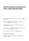 HOSA Nursing Assistant Competition 2026 &ndash; Complete Skills Review