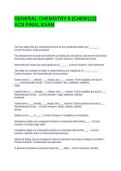 GENERAL CHEMISTRY II &lpar;CHEM113&rpar; ACS FINAL EXAM QUESTIONS WITH CORRECT ANSWERS