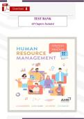 Human Resource Management &lpar;11th Edition&rpar; &ndash; Verified Test Bank by Alan Nankervis & Marian Baird &lpar;All Chapters Included&rpar;