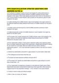 CPPS EXAM EVALUATION UPDATED QUESTIONS AND ANSWERS RATED A&plus;