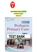 TEST BANK - Dawn Lee Garzon&comma; Burns&rsquo; Pediatric Primary Care 7th Edition By Starr&comma; Brady&comma; Gaylord&comma; Driessnack&comma; Duderstadt All Chapters 1 - 46&comma; Complete Newest Version