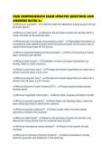 CQIB COMPREHENSIVE EXAM UPDATED QUESTIONS AND ANSWERS RATED A&plus;