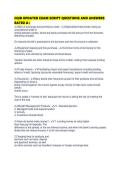 CQIB UPDATED EXAM SCRIPT QUESTIONS AND ANSWERS RATED A&plus;