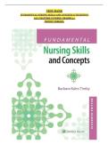 Test Bank - Fundamentals of Nursing-The Art and Science of Person-Centered Care 10Ed&period;by Carol R&period; Taylor&comma; Pamela B Lynn & Jennifer L Bartlett ALL Chapters 1-47 included 490 pages with Questions & Answers-COMPLETE&comma; Elaborated and Latest Testbank&period; Updated