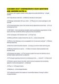 IAHCSMM CRCST COMPREHENSIVE EXAM QUESTIONS AND ANSWERS RATED A&plus;