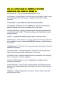 EMS 202 LATEST 2026 EOC EXAMINATION TEST QUESTIONS AND ANSWERS RATED A&plus;