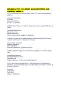 EMS 202 LATEST 2026 STUDY GUIDE QUESTIONS AND ANSWERS RATED A&plus;