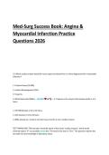 Med-Surg Success 2026 &ndash; Angina & Myocardial Infarction Practice Questions
