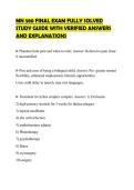 MN 580 FINAL EXAM FULLY SOLVED STUDY GUIDE WITH VERIFIED ANSWERS AND EXPLANATIONS
