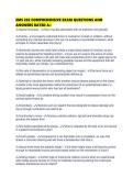 EMS 202 COMPREHENSIVE EXAM QUESTIONS AND ANSWERS RATED A&plus;