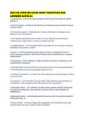 EMS 202 UPDATED EXAM SCRIPT QUESTIONS AND ANSWERS RATED A&plus;