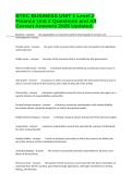 BTEC BUSINESS UNIT 1 Level 2 Finance Unit 2 Questions and All Correct Answers 2026 Updated&period;