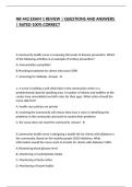 NR 442 EXAM 1 REVIEW &vert; QUESTIONS AND ANSWERS &vert; RATED 100&percnt; CORRECT