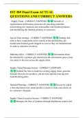 IST 305 Final Exam ACTUAL  QUESTIONS AND CORRECT ANSWERS