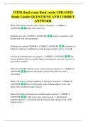 ITPM final exam flash cards UPDATED  Study Guide QUESTIONS AND CORRET  ANSWSER 