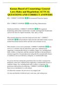 Kansas Board of Cosmetology General  Laws Rules and Regulations ACTUAL  QUESTIONS AND CORRECT ANSWERS