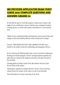 MN PESTICIDE APPLICATOR EXAM STUDY GUIDE 2026 COMPLETE QUESTIONS AND ANSWERS GRADED A&plus;