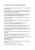 FCS 340 EXAM 1 QUESTIONS & ANSWERS