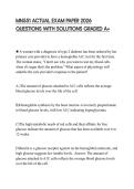 MN551 ACTUAL EXAM PAPER 2026 QUESTIONS WITH SOLUTIONS GRADED A&plus;