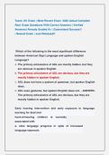 Texes 181 Exam &vert; Most Recent Exam  2026 Actual Complete    Real  Exam Questions With Correct Answers &lpar; Verified  Answers&rpar; Already Graded A&plus; &vert; Guaranteed Success&excl;&excl;                        &vert; Newest Exam &vert; Just Released&excl;&excl;