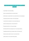 PATHO MIDTERM QUESTIONS AND CORRECT ANSWERS 2025&sol;2026