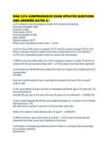 WGU C214 COMPREHENSIVE EXAM UPDATED QUESTIONS AND ANSWERS RATED A&plus;