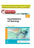 TEST BANK FOR Foundations And Adult Health Nursing 9th Edition By Cooper&comma;Gosnell &period; All Chapters Updated Version 2026&period;
