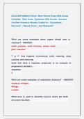 UCLA BDP Midterm Exam &vert; Most Recent Exam 2026 Actual  Complete   Real  Exam  Questions With Correct  Answers  &lpar;Verified Answers&rpar; Already Graded A&plus; &vert; Guaranteed               Success&excl;&excl;  &vert; Newest Exam &vert; Just Released&excl;&excl;