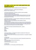 TAP SERIES LATEST 2026 TEST PAPER QUESTIONS AND ANSWERS RATED A&plus;