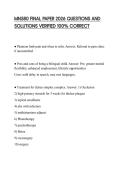 MN580 FINAL PAPER 2026 QUESTIONS AND SOLUTIONS VERIFIED 100&percnt; CORRECT
