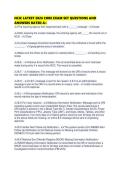 NCIC LATEST 2026 CORE EXAM SET QUESTIONS AND ANSWERS RATED A&plus;