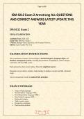 ISM 4212 Exam 2 Armstrong ALL QUESTIONS AND CORRECT ANSWERS LATEST UPDATE THIS YEAR