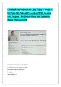 Comprehensive iHuman Case Study Week 7 &lpar;2026&rpar;&colon; 65-Year-Old Patient With Nausea and Fatigue &vert; Full SOAP Note & Evidence-Based Management