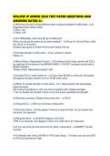 WILLOW IP ADMIN 2026 TEST PAPER QUESTIONS AND ANSWERS RATED A&plus;