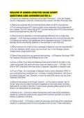 WILLOW IP ADMIN UPDATED EXAM SCRIPT QUESTIONS AND ANSWERS RATED A&plus;