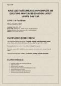 ADVS 1110 Final EXAM 2026-2027 COMPLETE 300 QUESTIONS AND VERIFIED SOLUTIONS LATEST UPDATE THIS YEAR