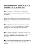 WAPS SSgt WEIGHTED AIRMAN PROMOTION SYSTEM ACTUAL EXAM PAPER 2026
